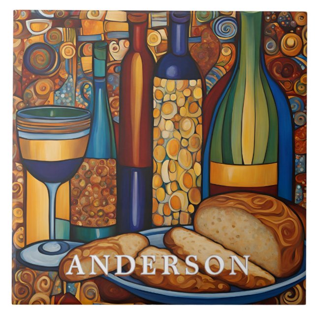 Vidro de Vinho ouro Vida Estática (Frente)