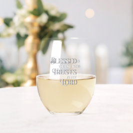 Vidro de Vinho Verso, Bíblia Cristã Abençoada