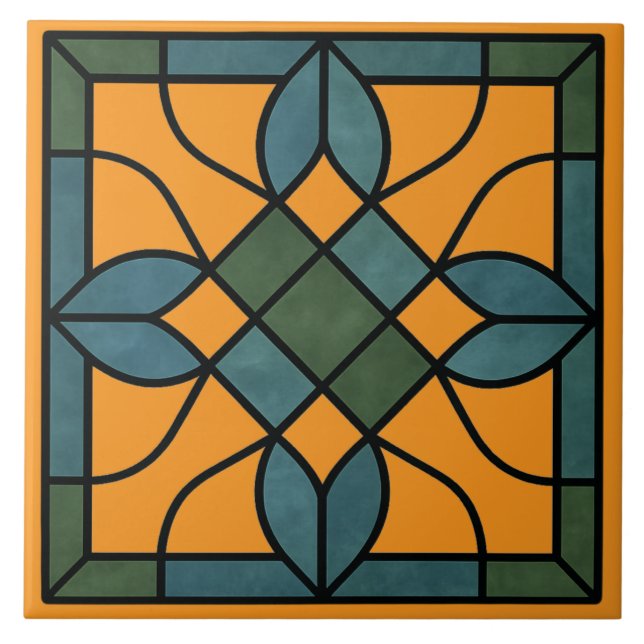 Vidro Decorativo Elegante (Frente)