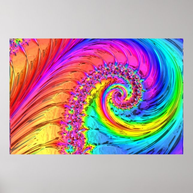 Vidro Fractal 6 Poster (Frente)