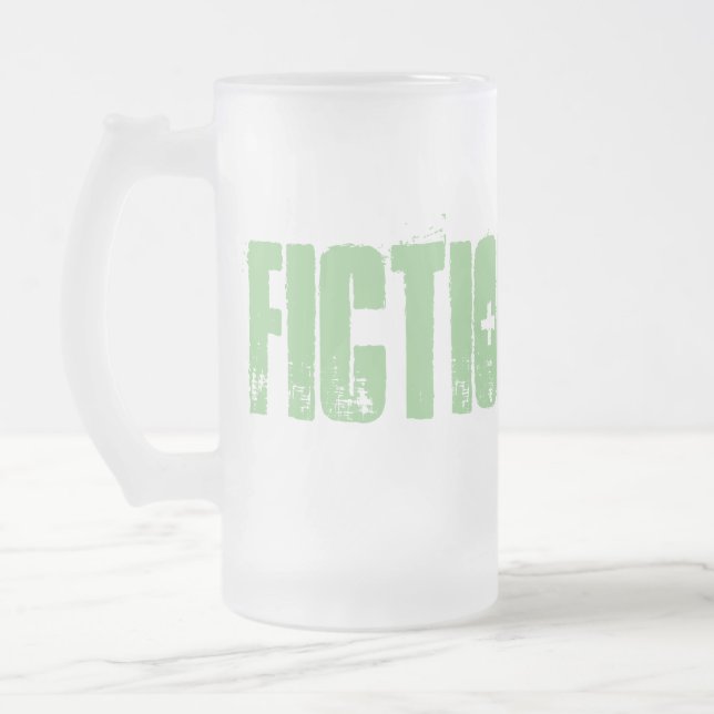 Vidro Jateado a ficção persegue a caneca de cerveja (Esquerda)