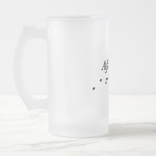 Vidro Jateado Após a caneca de cerveja do PIE