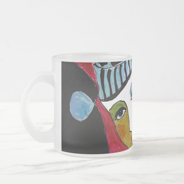 Vidro Jateado Caneca de café de Catherine (Esquerda)