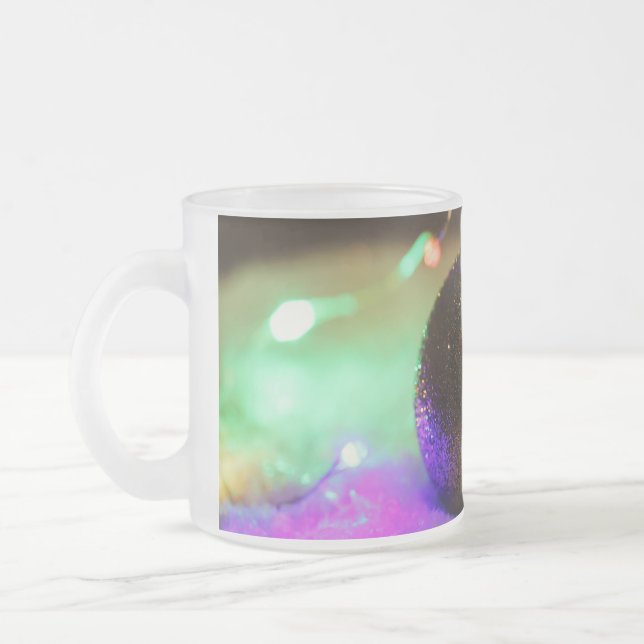 Vidro Jateado Caneca de café de Natal (Esquerda)