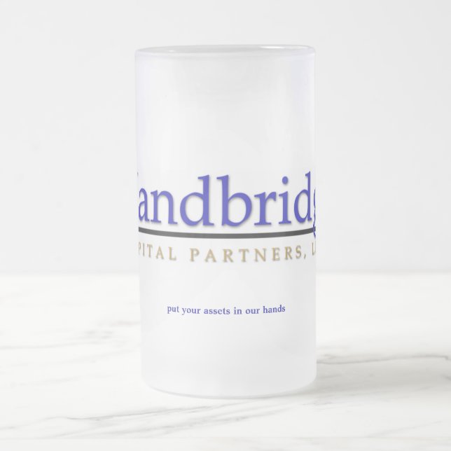 Vidro Jateado caneca de cerveja (Centro)