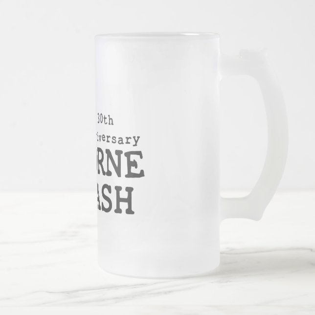 Vidro Jateado Caneca de cerveja da vaca de BW (Direita)