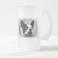 Caneca de cerveja de Boston Terrier