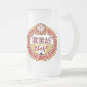 Vidro Jateado Caneca de cerveja de Miami Ultras