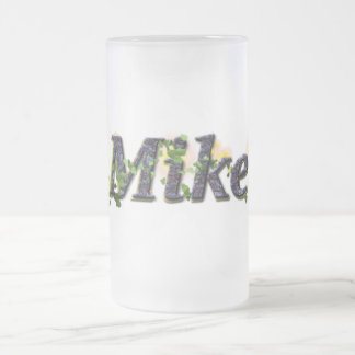Vidro Jateado Caneca de cerveja de Mike
