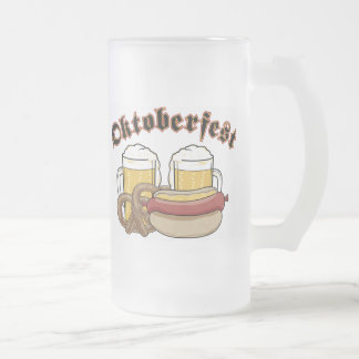 Vidro Jateado Caneca de cerveja de Oktoberfest
