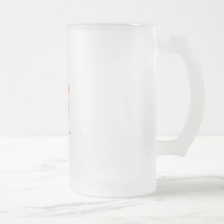 Vidro Jateado Caneca de cerveja de OneSpace