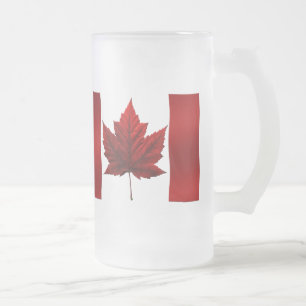 Vidro Jateado Caneca de Cerveja do Canadá Óculos de Lembrança Ba