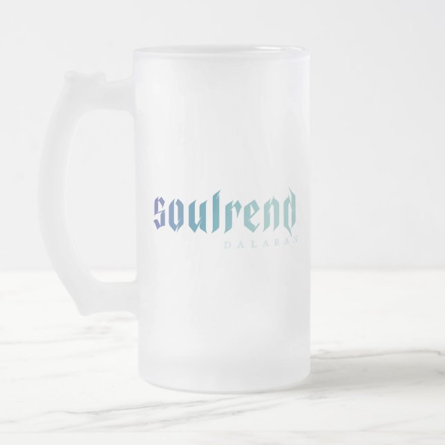Vidro Jateado Caneca de cerveja do crânio de Soulrend (Esquerda)