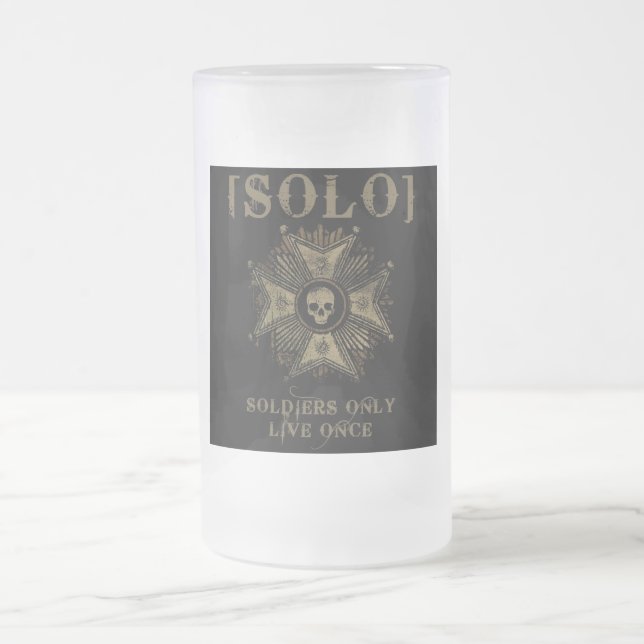 Vidro Jateado Caneca de cerveja do fosco (Centro)