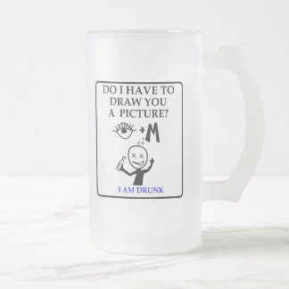 Vidro Jateado Caneca de cerveja do fosco das ideias de