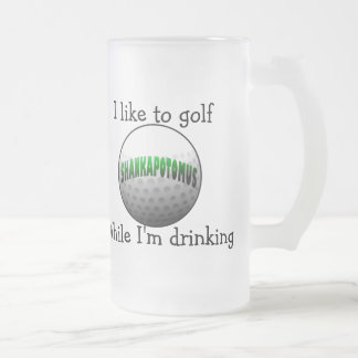 Vidro Jateado caneca de cerveja do shankapotomus