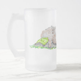 Vidro Jateado Caneca de Cerveja Geada: Puma