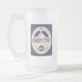 Vidro Jateado Caneca de cerveja robusta de Schmitty