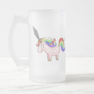 Vidro Jateado Caneca de cerveja viril impressionante do