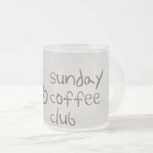 Caneca do Clube de Café de Domingo | Citação de Am