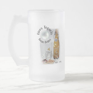 Vidro Jateado Caneca suíça velha de Brewerie da cerveja