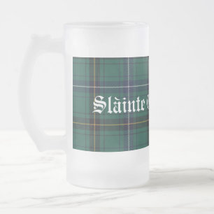 Vidro Jateado Clã Clã Henderson Tartan Xadrez Caneca de cerveja