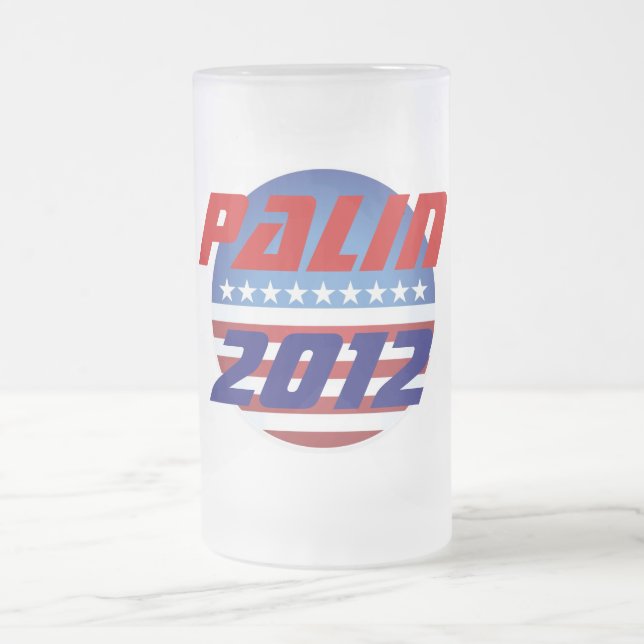 Vidro Jateado De Palin caneca 2012 de cerveja (Centro)