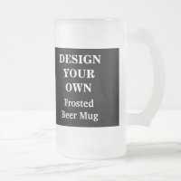 Design da sua própria caneca de cerveja - Preto e