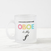 O Oboe Colorido É A Minha Caneca De Café Engraçada