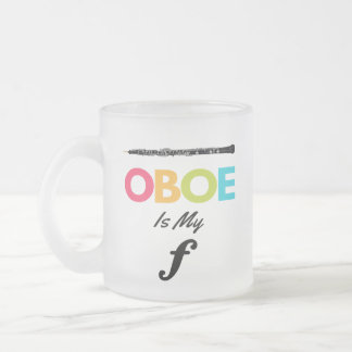 Vidro Jateado O Oboe Colorido É A Minha Caneca De Café Engraçada