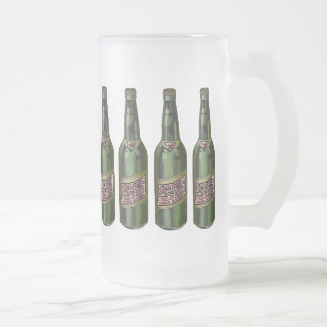 Vidro Jateado Rei da caneca de cerveja do parque de caravanas (Direita)