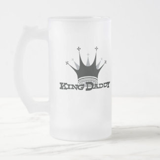Vidro Jateado Rei Pai Cerveja Caneca de cerveja
