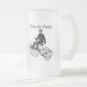 Vidro Jateado Tore de Pants - caneca de cerveja fosco