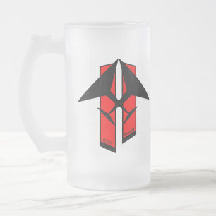 Vidro Jateado U.B.B. Caneca de cerveja do fosco de Columbo