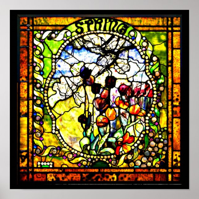 Vidro-Louis Tiffany 101 poster (Frente)