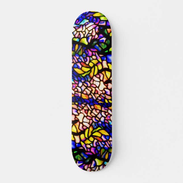 Vidro-Louis Tiffany 1, Manchado de skate (Frente)