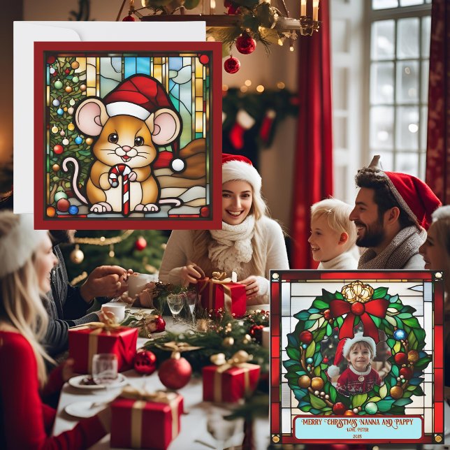 Vidro Mouse de Natal (Criador carregado)