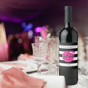 Vidro Personalizado Nos Rótulos De Vinho De Vidro