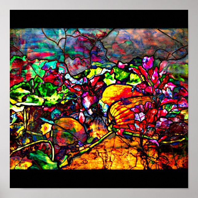 Vidro-Tiffany 20 com poster (Frente)