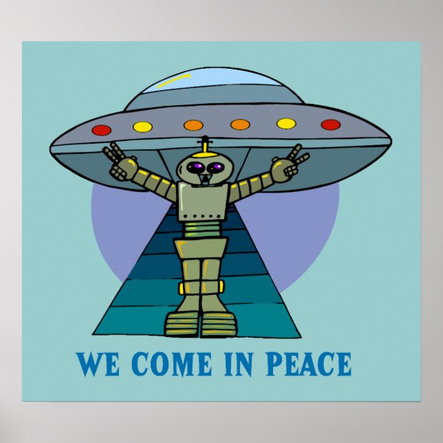 VIEMOS NA POSTER DE ROBÔ DE PAZ (Frente)