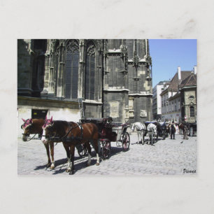 Viena, Áustria, Cartão postal de Viagem Steffens