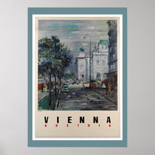 Viena Áustria - Posters Viagens vintage