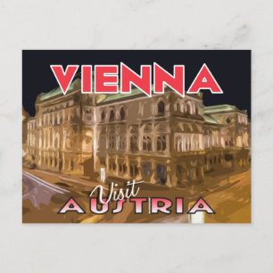 Viena, cartão postal para a Áustria
