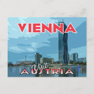 Viena, cartão postal para a Áustria