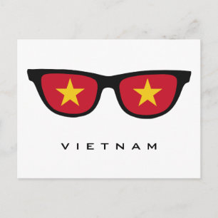Vietnam Shades de texto personalizado e cartão pos