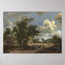 View High Road - Meindert Hobbema Fine Art Poster