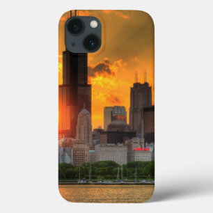View of Chicago's skyline from Adler