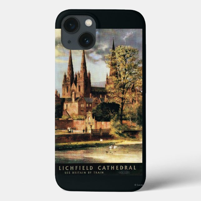 View of Lichfield Cathedral (Verso)