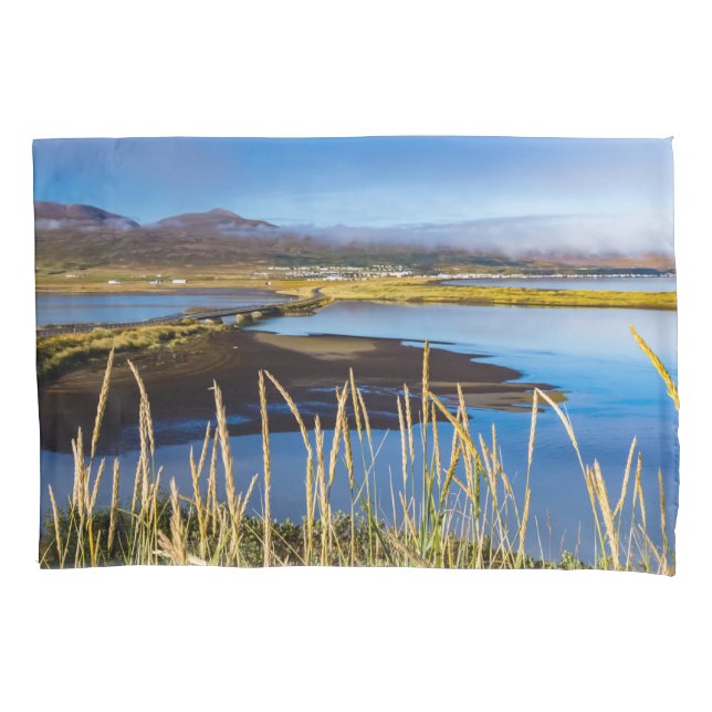 View on Saudarkrokur and Skagafjordur, Islândia (Frente)