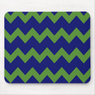 Vigas azuis verdes Mousepad